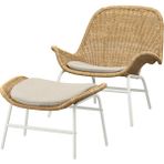Rattan Koltuk ve Puf, Rattan-Risane Natürel - Dikdörtgen - 1