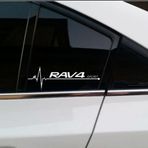 RAV4 Yan Cam Sticker Oto Kapı Çıkartma Tuning oto 20 cm x 7 cm yazı 509