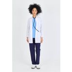 Raven Uniform Hakim Yaka Kadın Beyaz Önlük Orta Boy Doktor Öğretmen Hemşire Laboratuvar Önlüğü
