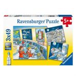 Ravensburger 050888 3x49 Parça Tom'la Uzayda Puzzle