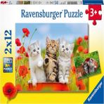 Ravensburger 076260 2X12 Parça Yavru Kediler Puzzle