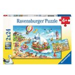 Ravensburger 078295 Seaside Holiday 2x24 Parça Puzzle