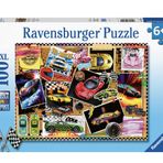 Ravensburger 128990 100 Parça Yarış Arabaları Çocuk Puzzle