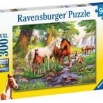 Ravensburger 129041 300 Parça Nehirde Atlar Çocuk Puzzle