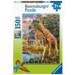 Ravensburger 150 Parça Zürafalar Çok Renkli Puzzle