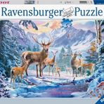 Ravensburger 199495 1000 Parça Karaca ve Geyik Puzzle