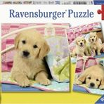 Ravensburger 49 Parça Puppies 3lü Puzzle