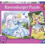 Ravensburger 93465 Bella Cinderalla ve Raphunzel 3X49 Parça Puzzle