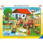 Ravensburger Büyük Çerçeveli 15 Parça "Nerede Olmalı?" Puzzle