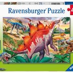 Ravensburger Çocuk Yapboz - 05179 Vahşi Tarih Öncesi Hayvanlar - 4 yaşından küçük çocuklar için bulmaca, 2 x 24 parçalı