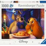 Ravensburger Disney 1000 Parça Leydi ve Sokak Köpeği Puzzle