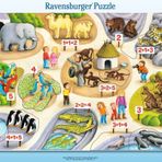 Ravensburger Ravensburger 17 Parçalı Büyük Çerçeveli Puzzle 5e Kadar Sayılar, Yapboz