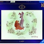 Ravensburger1000 Parça Disney Leydi ile Sokak Köpeği Puzzle