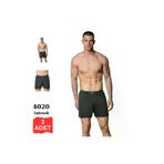 Ravepi Collection 3'lü Paket Gümüş İç Giyim 4020 Erkek Penye Havlu Bel Düz Boxer