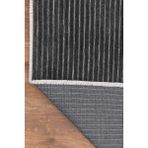 Ravi Yıkanabilir Kaydırmaz,pamuk Dokuma,premium Kalite Salon&mutfak&yemek Odası Kilimi 1703A-ANTRASİT - 40 x 60 cm - Antrasit
