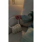 Ravinity Mini Boy Krem İnci Detaylı Bayram Çantası, Çocuk El Çantası