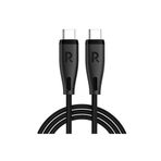 RavPower Type-C to Type-C 1.2 Metre Şarj ve Data Kablo Naylon Örgü USB C Kablo iPhone 15 Uyumlu CB1037