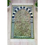 Ravza Desenli Kalın Halı Tipi Dokuma Seccade