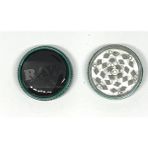 Raw 40 mm Metal Tütün Öğütücü Grinder Koleksiyonluk Parça, Şık Hediye Seçeneği ve Lüks Görünüm