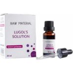 Raw Material Lugols Solution Iyot %5 Damla - Dezenfektan Hediyeli (%72 Alkol) - --