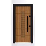 Rawdoor Rustik Seri 3004 Sol Yön Çelik Kapı Amerikan Ceviz
