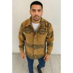 Rawea Fashion Erkek Polar Fermuarlı Sweatshirt – Kapüşonsuz, Cepli, Yumuşak Dokulu, Oversize Rahat Kalıp, Kışlık Sıcak Tutan Fermuarlı Üst - Sarı