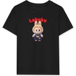 Rawea Fashion Kız Labubu Çocuk Baskılı T-Shirt - Beyaz