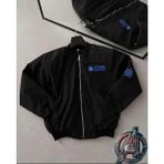 Rawea Fashion Stark Industries Siyah Bomber Mont – Fermuarlı, Cepli, Uzun Kollu, Kapitone Astarlı, Bahar ve Kış Mevsimi Rahat Unisex Ceket - Siyah