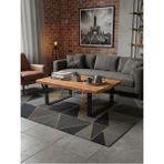 Raweyn Nexo Açık Ceviz Doğal Ahşap Orta Sehpa 60X100 Modern Tasarım ve Fonksiyonel Kullanım - AÇIK CEVİZ