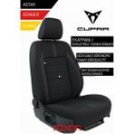 Raxon Cupra Neptune Series 2+1 Uyumlu Tay Tüyü Oto Koltuk Kılıfı - Premium Şık ve Konforlu Tasarım - Siyah