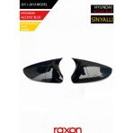 Raxon HYUNDAI ACCENT BLUE (Sinyalli) 2011-2019 Batman & Yarasa Ayna Kapağı – Parlak Piano Black Sport