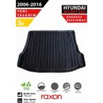 Raxon Hyundai Accent Era 2006-2016 Bagaj Havuzu – 3D Özel Kalıp | Su Geçirmez, Kaymaz, Tam Uyum - Siyah