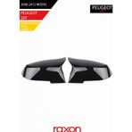 Raxon PEUGEOT 207 2006-2012 Batman & Yarasa Ayna Kapağı – Parlak Piano Black Sport