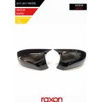 Raxon SKODA RAPID 2015-2017 Sinyalli Batman & Yarasa Ayna Kapağı – Parlak Piano Black Sport