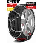 Raxon Starx Serisi x Tipi Kar Zinciri No:9 | Çelik | Ölçü Tablosuna Uyumlu & Güçlü Yol Tutuşu