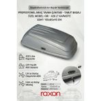 Raxon Tabut Bagaj 420 Lt Gri 155X85X45 cm Pnd Serisi Araç Üstü Port Bagaj