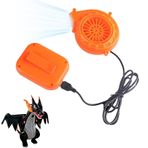 Raxove Blower Fan, Dc Fırçasız Motor, Hız Kontrollü Dc 6v Blower Fan, Şişme Oyuncak için Elektrikli Fan Hava Üfleyici, Bebek Maskot Kafası için Taşınabilir Usb Hava Pompası
