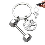 Raxove Dambıl Anahtarlık, Fitness Salonu Anahtarlık,Çinko Alaşımlı Dambıl Çanta Kolye Ağırlık Plakalı Kettlebell - Fitness Severler İçin Fitness Eğitmeni Anahtarlık, Kadın Erkek
