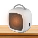 Raxove Oda Isıtıcısı - İki Modlu ve Saplı, İç Mekan Kullanımı için 600w Verimli Isıtıcılar,Sessiz Fan Isıtıcı, İç Mekan Kullanımı için Hızlı Isıtıcı, Çalışma Masası, Yatak Odası