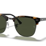 Ray-Ban 0Rb Clubmaster 1157 49 Erkek Güneş Gözlüğü, Spotted Black HavanaGreen, 49