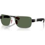 RAY-BAN 0RB3763M F03171 64 Güneş Gözlüğü - Metal Gri-Siyah