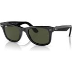RAY-BAN 2140-50 1358/31 Güneş Gözlüğü Erkekler İçin Mat Asetat Çerçeve ve Yeşil Cam Renk