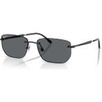 Ray-Ban 3768 002/81 56 Kadın Güneş Gözlüğü Polarize ve UV Koruma Özellikli Metal Çerçeve - Siyah