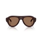 Ray-Ban A$AP Rocky RB4925 Aviator Puffer Evolution Collection Güneş Gözlüğü, Şeffaf Kahverengi/Koyu Kahverengi, 52 mm