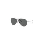 Ray-Ban Aviator Güneş Gözlüğü, M, RB 0101 003/GR 59, Gümüş, erkek