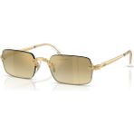 Ray-Ban By A$ap Rocky Unisex Güneş Gözlüğü 54 mm Altın Metal Çerçeve UV Koruma Özellikli - Altın - Kahve