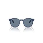 Ray-Ban Çocuklar İçin RJ9064S Yuvarlak Güneş Gözlüğü, Mavi/Koyu Mavi Polarize, 44 mm