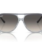 Ray-Ban Çocuklar için RJ9096S Bill Kare Güneş Gözlüğü, Üst Koyu Gri/Gri/Kristal/Gri Gradyan, 49 mm