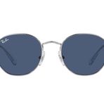 Ray-Ban Çocuklar İçin Rj9572s Rob Yuvarlak Güneş Gözlüğü, Gümüş/Koyu Mavi, 48 mm