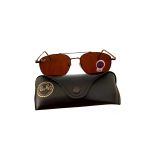 Ray Ban Erkek Kahverengi Güneş Gözlüğü Ekartman 60